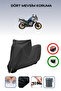 Black Lock Compatible Cfmoto 800Mt Touring Compatible Motorcycle Tarpaulin Waterproof