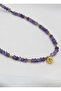 Amethyst Pointed Natural Stone Pendant - 3