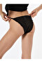 Ribbon Detailed Tulle Brazilian Panties - 6