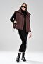 Women's Premium Quality Design Vest with Filling Inside and Buttons on the Front - 6
