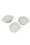 Porcelain Minimal Leaf & Oyster Shape Sauce Bowl |   Set of 3 - 8