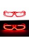 Red Led Light-Up Party Glasses 3 Modes – Glow - Night Fun Glasses (4887)