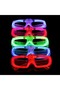 Green Led Light-Up Party Glasses 3 Modes – Glow - Night Entertainment Glasses (4887) - 3