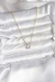 Brass Gold Color Chain Zircon Stone Minimal Star Model Women's Necklace - Tj-Bko10752 - 2