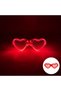 Red Led Light-Up Glasses – 3 Modes Party - Glow Glasses - 2