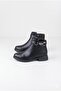 1091 Comfortable Buckle Detailed Non-Slip Sole Warm Lining Women's Boots - 8