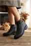 16142 Comfortable Buckle Detailed Non-Slip Sole Warm Lining Women's Boots - 6