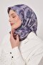 Oscar Scarf |   Night Eflatunu - 3