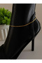 Twisted Chain Gold Color Steel Women's Anklet - 3