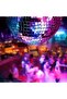 Mirror Disco Ball – Reflective Glass Party Decoration, Hanging Loop, Sparkling Effect, 25cm - 5