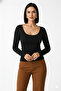Women's U Neck Modal Textured Soft Touch Blouse
