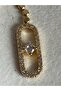 Gold Color Zircon Stone Y Necklace (45 cm) - 4