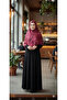 Bordo Soft pamuk şal - 3