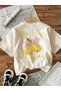 Limon Printed Crew Neck Short Sleeve Women's Plain Tshirt - 2
