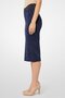 Women Metallic Midi Skirt, Multicolor - 3
