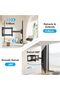 TV Wall Bracket, Swivel Tilt TV Wall for Most 26"-70" Flat/Curved Screens up to 45kg, F - 3