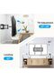 TV Wall Bracket, Swivel Tilt TV Wall for Most 26"-70" Flat/Curved Screens up to 45kg, F - 4