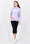Women Sportswear Fit Long Sleeve Outdoor Hoodie, Lavender - 4