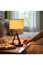 Custom Wooden Letter Table Lamp (A–Z Collection)