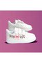 Pink Bow Printed Flower Patterned Girls' Sports Shoes - 2