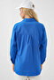 Oversize Long Basic Blue Women's Shirt 3900 - 7