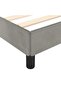 Bed Frame without Mattress Light Grey 180x200 cm Super King Velvet - 6