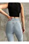 Women's Full Lycra Denim Leggings - 4