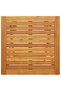 Garden Table Folding Natural 60 x 60 x 72 cm Solid Acacia Wood - 6