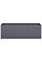 Planter Anthracite 120x40x40 cm Cold-rolled Steel - 2