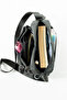 Sanmorris Women's 3-Compartment Parachute Fabric Adjustable Crossbody Bag - 3