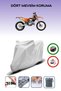 Gray Rear Bag Compatible Ktm 300 Exc Compatible Motorcycle Tarpaulin Motor Cover