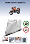 Gray Rear Bag Compatible Kanuni Gt 170 Compatible Motorcycle Tarpaulin Motor Cover