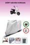 Gray Rear Bag Compatible Yamaha Neos Compatible Motorcycle Tarpaulin Motor Cover