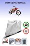 Gray Rear Bag Compatible Ktm 250 Sxf Compatible Motorcycle Tarpaulin Motor Cover