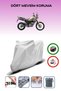 Gray Rear Bag Compatible with Yamaha Xtz 660Z Tenere Compatible Motorcycle Tarpaulin Engine Cover