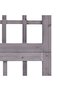 6-Panel Room Divider/Trellis Solid Fir Wood Grey 242.5x180 cm - 5
