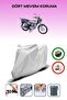 Gray Rear Bag Compatible Falcon Attack 50 Compatible Motorcycle Tarpaulin Motor Cover