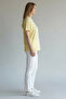 Women's Knitted Short Sleeve Round Neck T-Shirt - 5