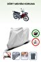 Gray Rear Bag Compatible Asia as 110-8 Compatible Motorcycle Tarpaulin Motor Cover