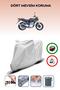 Gray Rear Bag Compatible Falcon Mexico 150 Compatible Motorcycle Tarpaulin Motor Cover