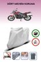 Gray Rear Bag Compatible Mondial Rx1 Compatible Motorcycle Tarpaulin Motor Cover