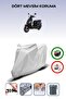 Gray Rear Bag Compatible Sym Fiddle Iii Compatible Motorcycle Tarpaulin Motor Cover