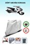 Gray Rear Bag Compatible Rks Pesaro 125 Compatible Motorcycle Tarpaulin Motor Cover