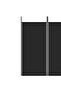 5-Panel Room Divider Black 250x220 cm Fabric - 6