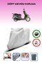 Gray Rear Bag Compatible Honda Fizy 125 Compatible Motorcycle Tarpaulin Motor Cover