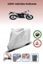 Gray Rear Bag Compatible Honda Cbr 125 R Compatible Motorcycle Tarpaulin Motor Cover