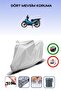 Gray Rear Bag Compatible with Falcon Master 50 Compatible Motorcycle Tarpaulin Motor Cover