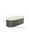 , Raised Garden Bed - Metal Planter Box for Vegetables & Flowers - 2