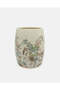 Beige Blossom Decal Waste Bin - 4
