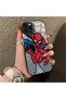 حافظة هاتف من السيليكون متوافقة مع هاتف iPhone 15 Pro وشائعة من سبايدرمان - 5